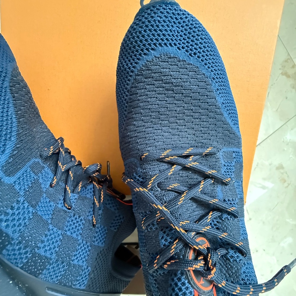 Louis Vuitton Blue and Black Men's Shoes